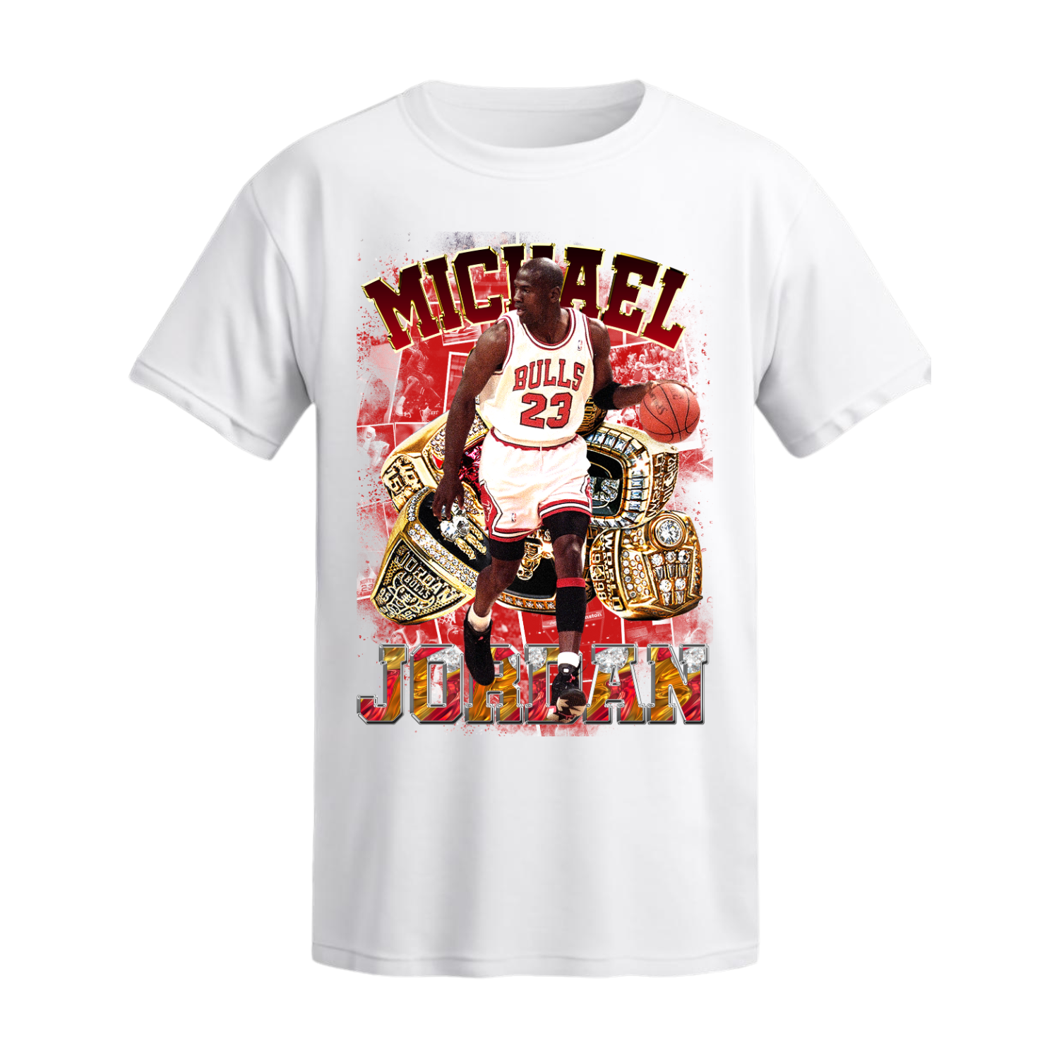 Polera Michael Jordan "6 Rings" – NBA
