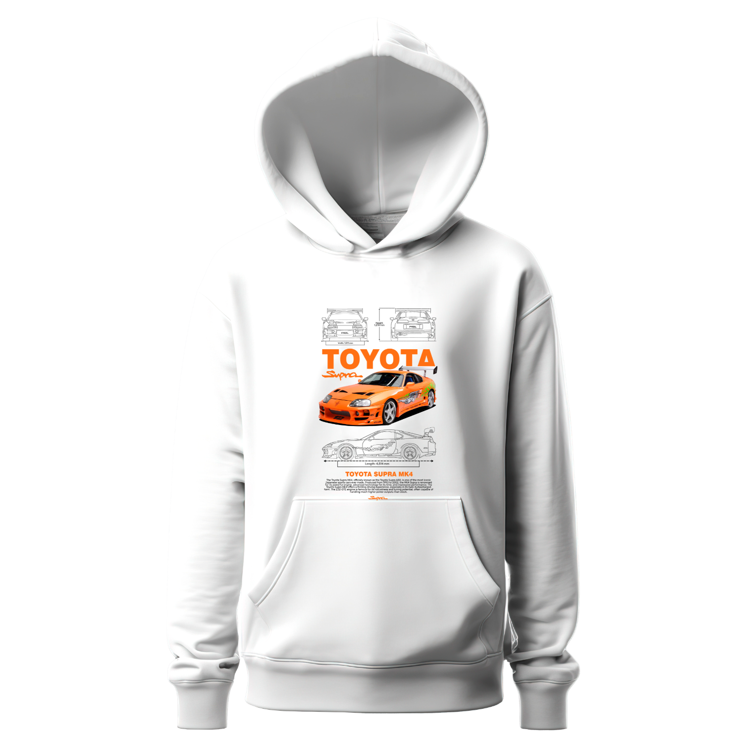 Polerón Toyota Supra MK4 Orange – Toyota