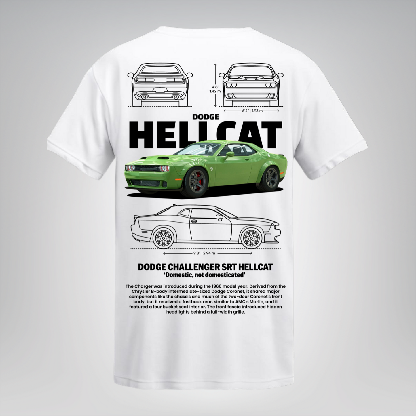 Polera Hellcat – Dodge Challenger