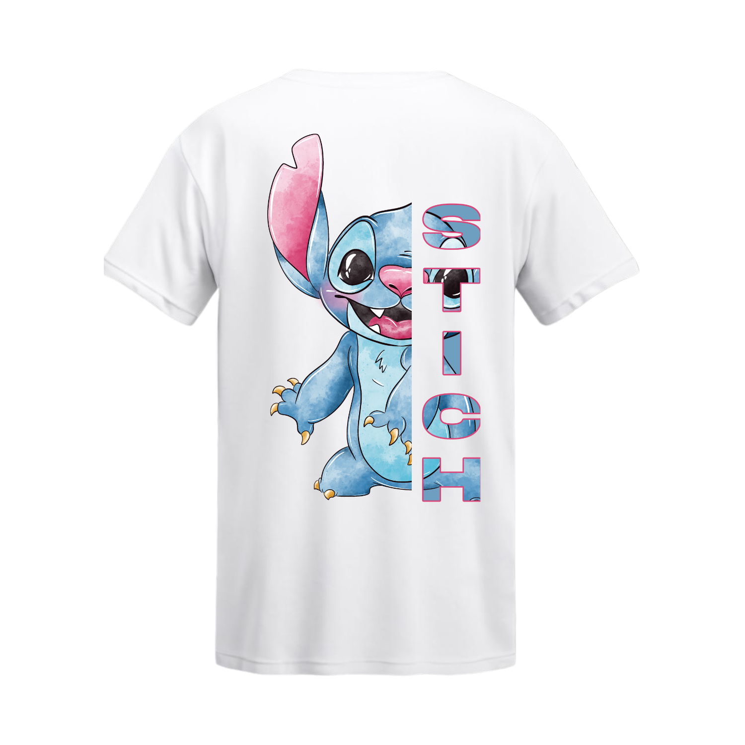 Polera Stitch Watercolor Vertical – Lilo & Stitch