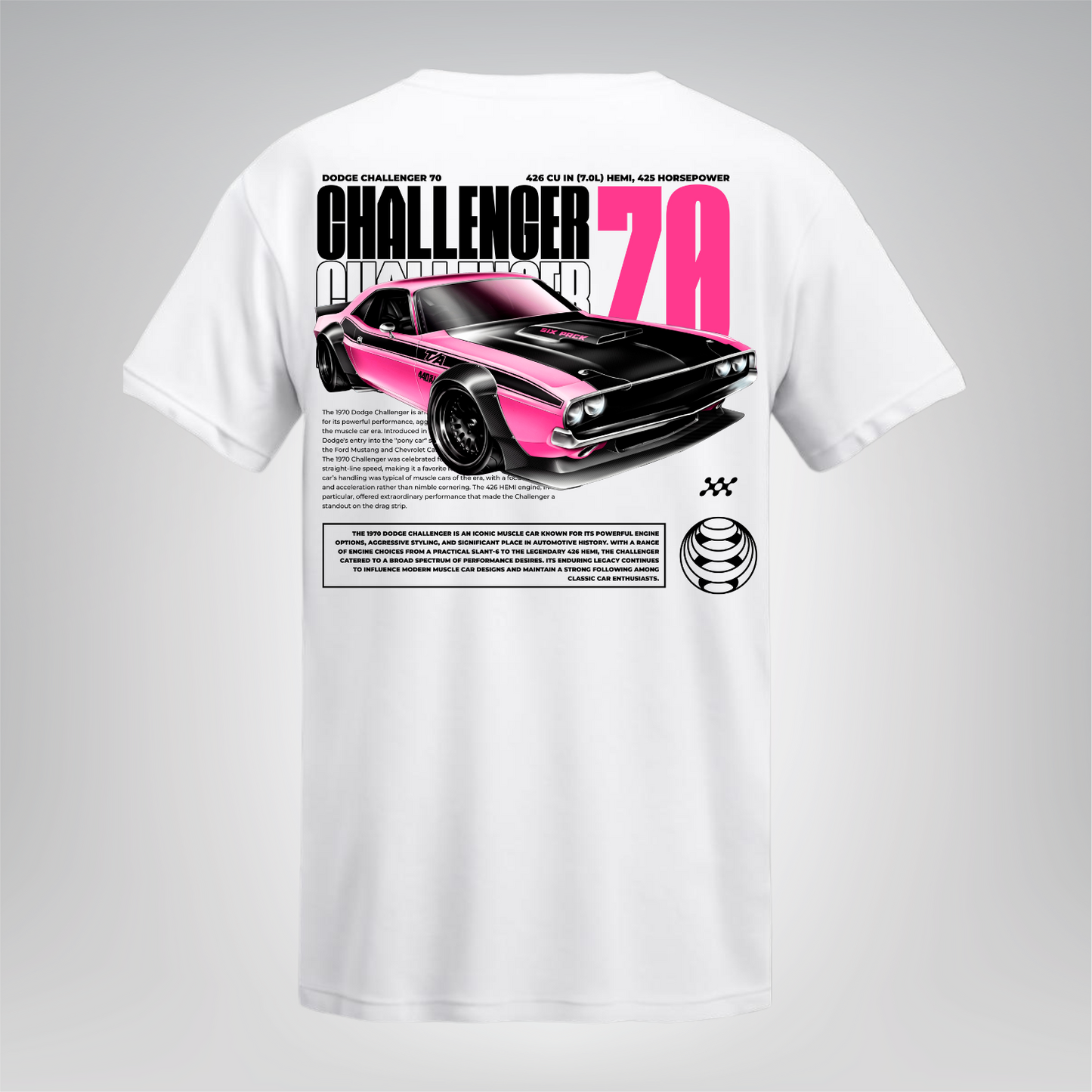 Polera Dodge Challenger 70 – Muscle Car Edition