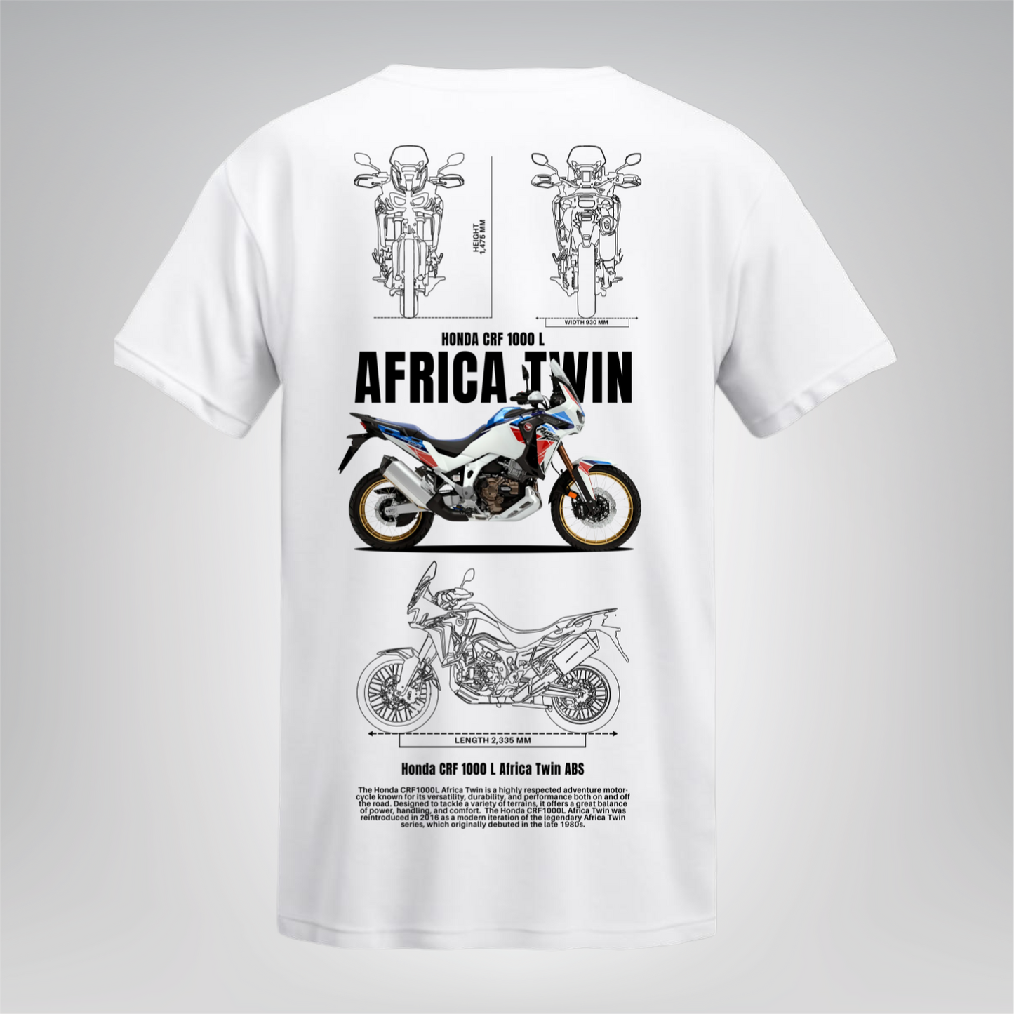 Polera Africa Twin – Honda