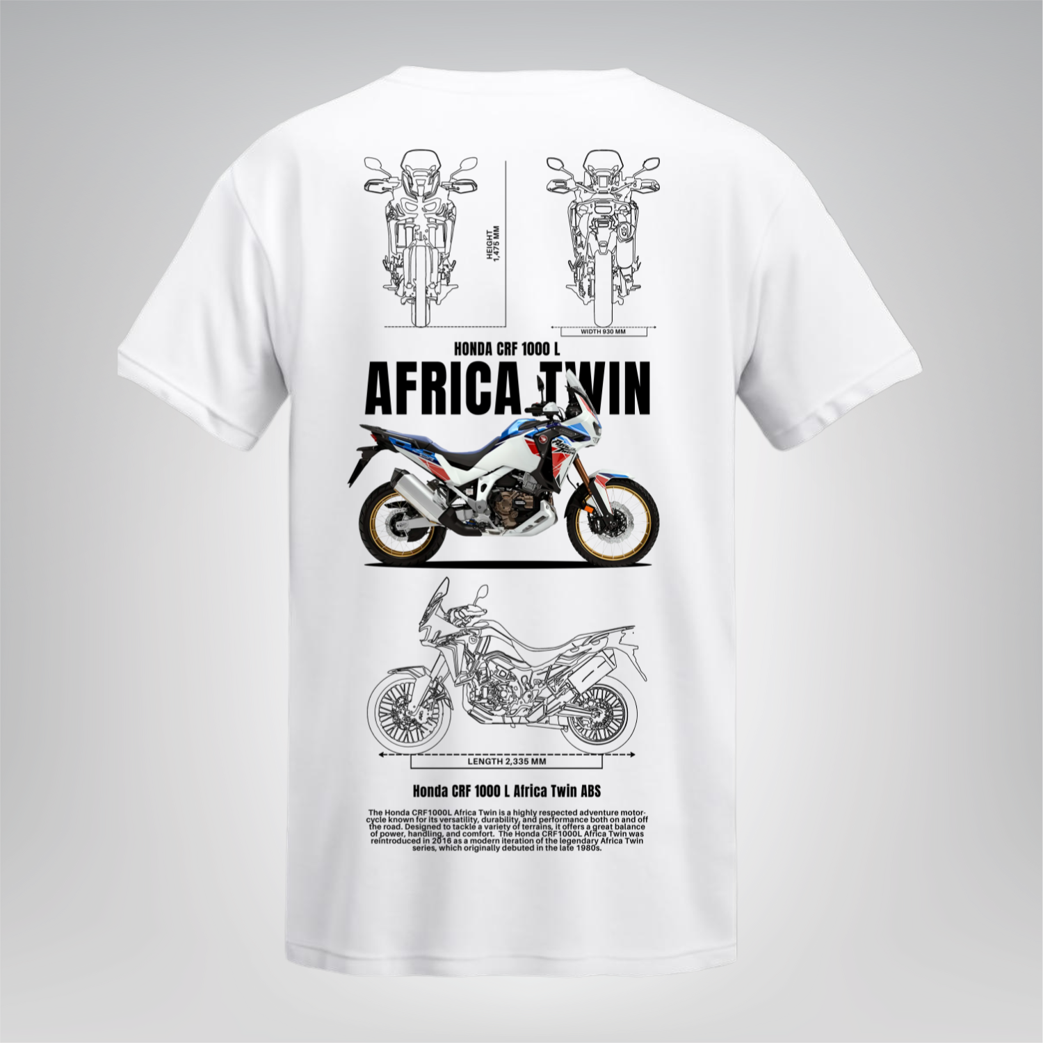 Polera Africa Twin – Honda