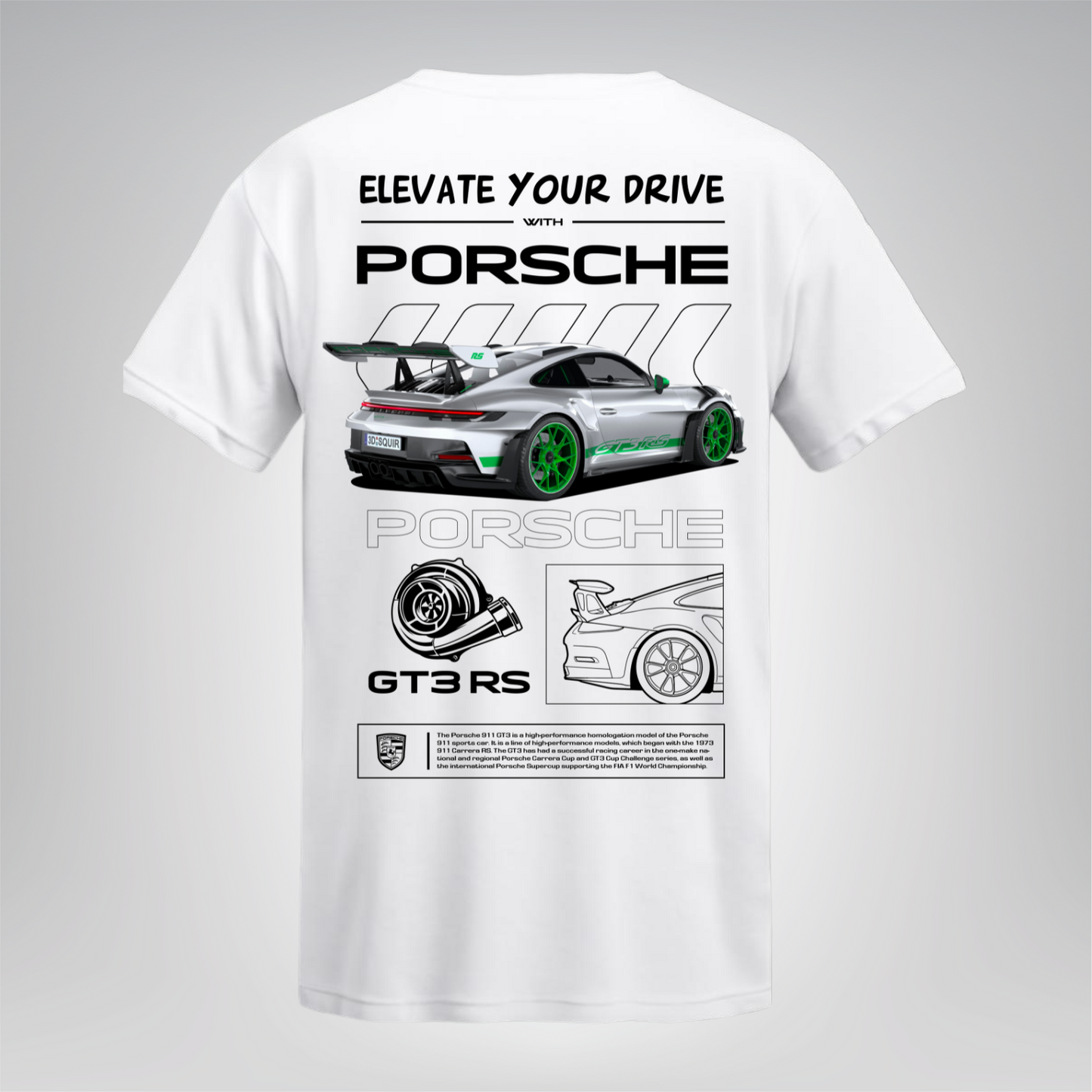 Polera Porsche 911 GT3 RS – Green Edition
