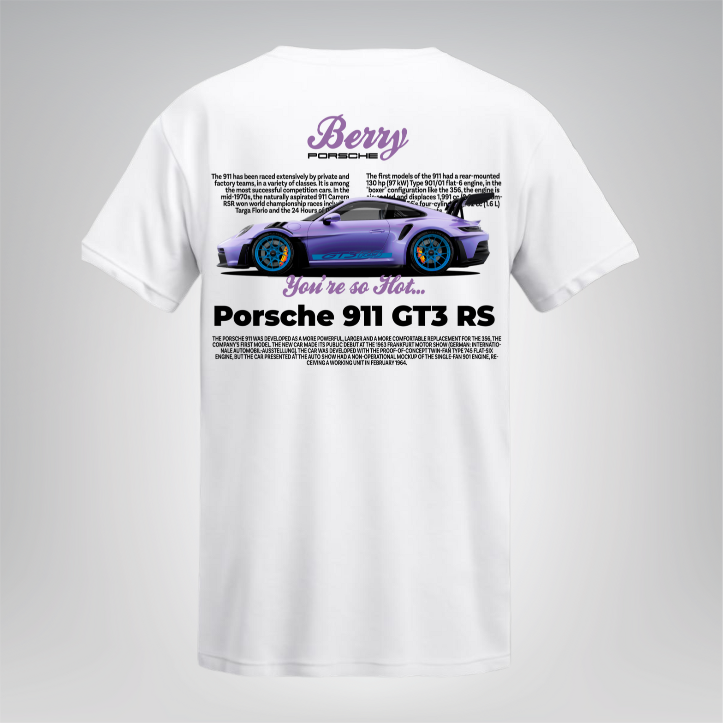 Polera Porsche 911 GT3 RS – Berry Edition