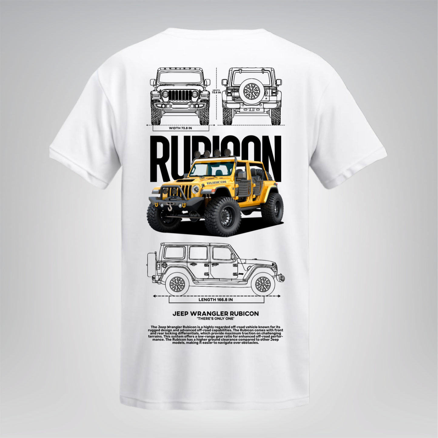 Polera Jeep Wrangler Rubicon – Off-Road Blueprint