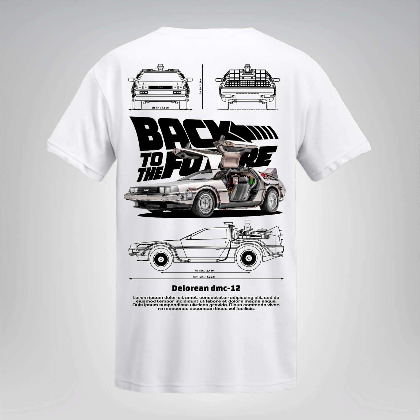 Polera DeLorean – Volver al Futuro