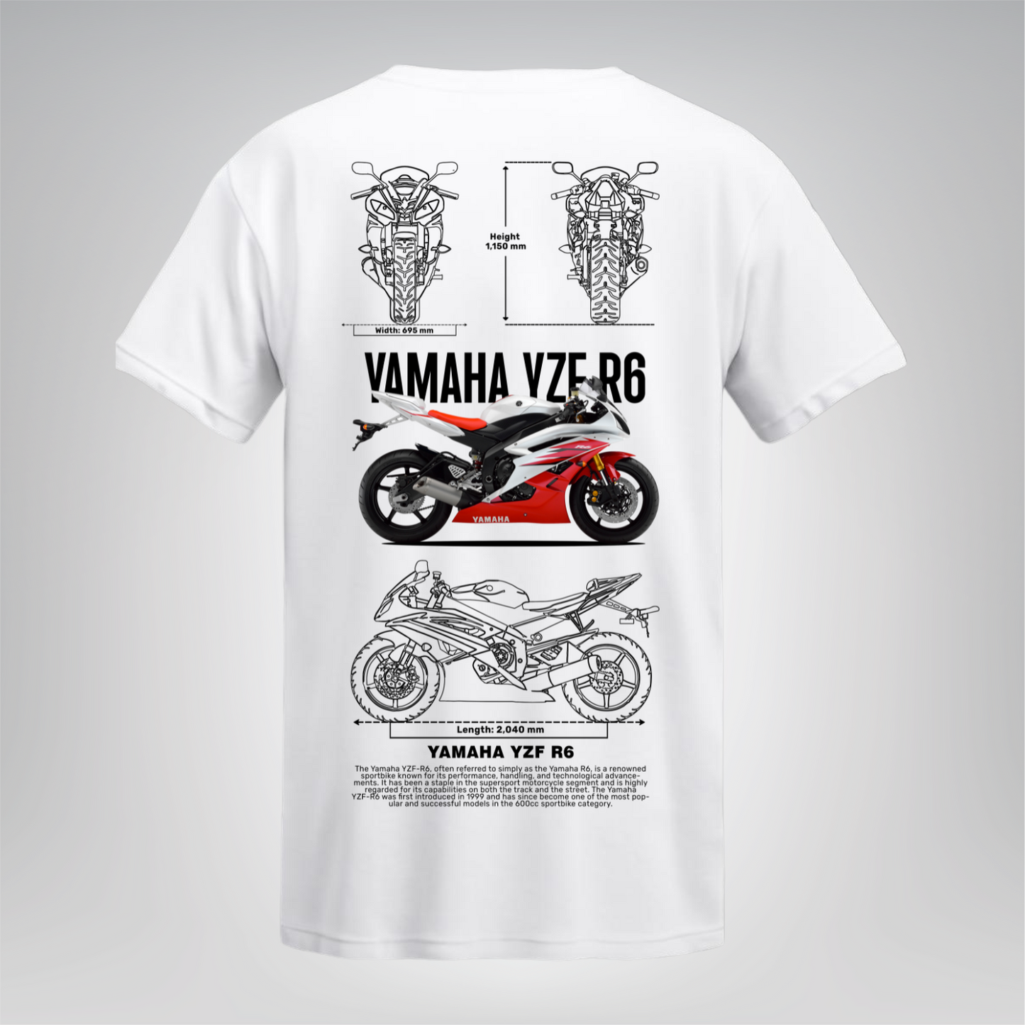 Polera Yamaha YZF R6 – Racing Spirit