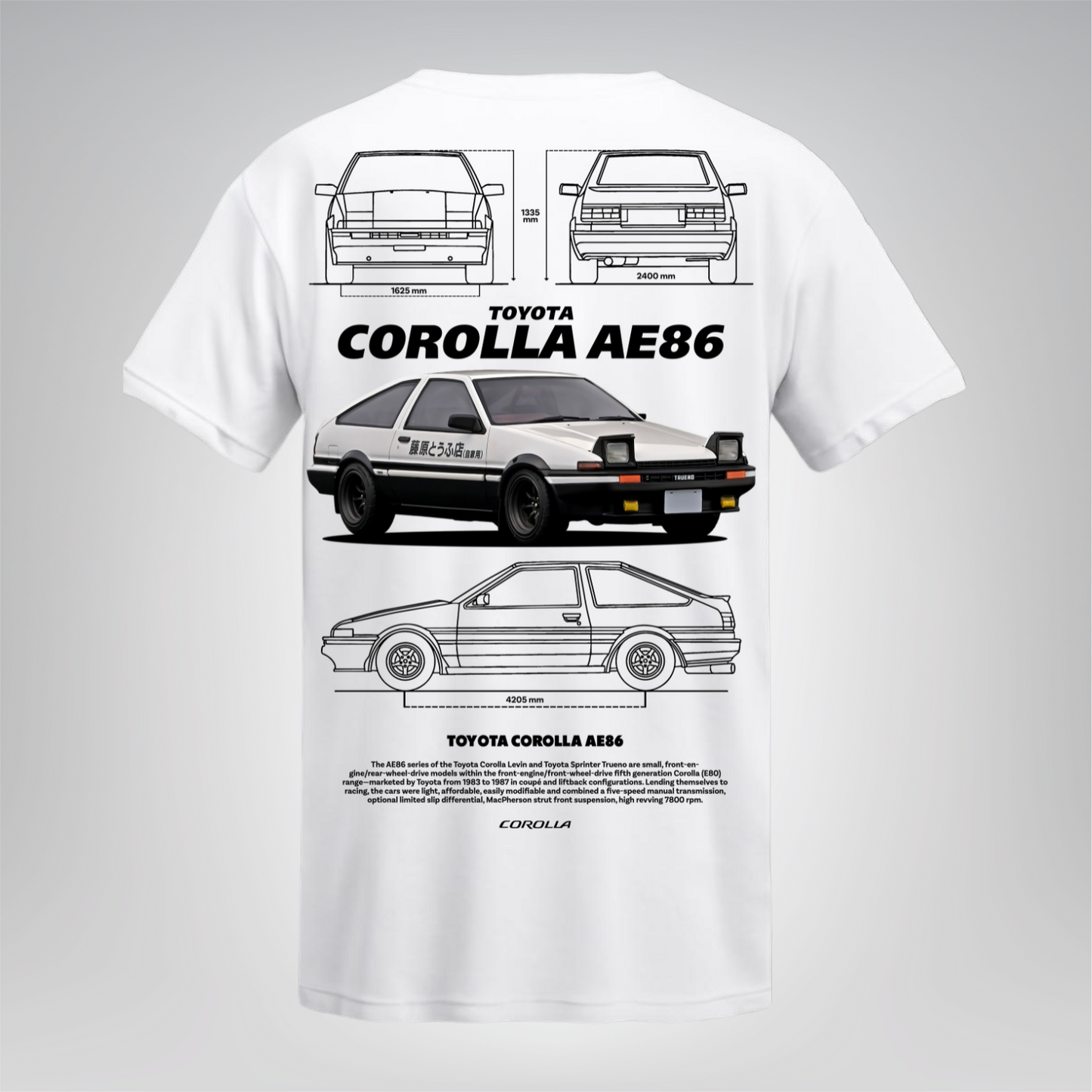 Polera Corolla AE86 – Toyota