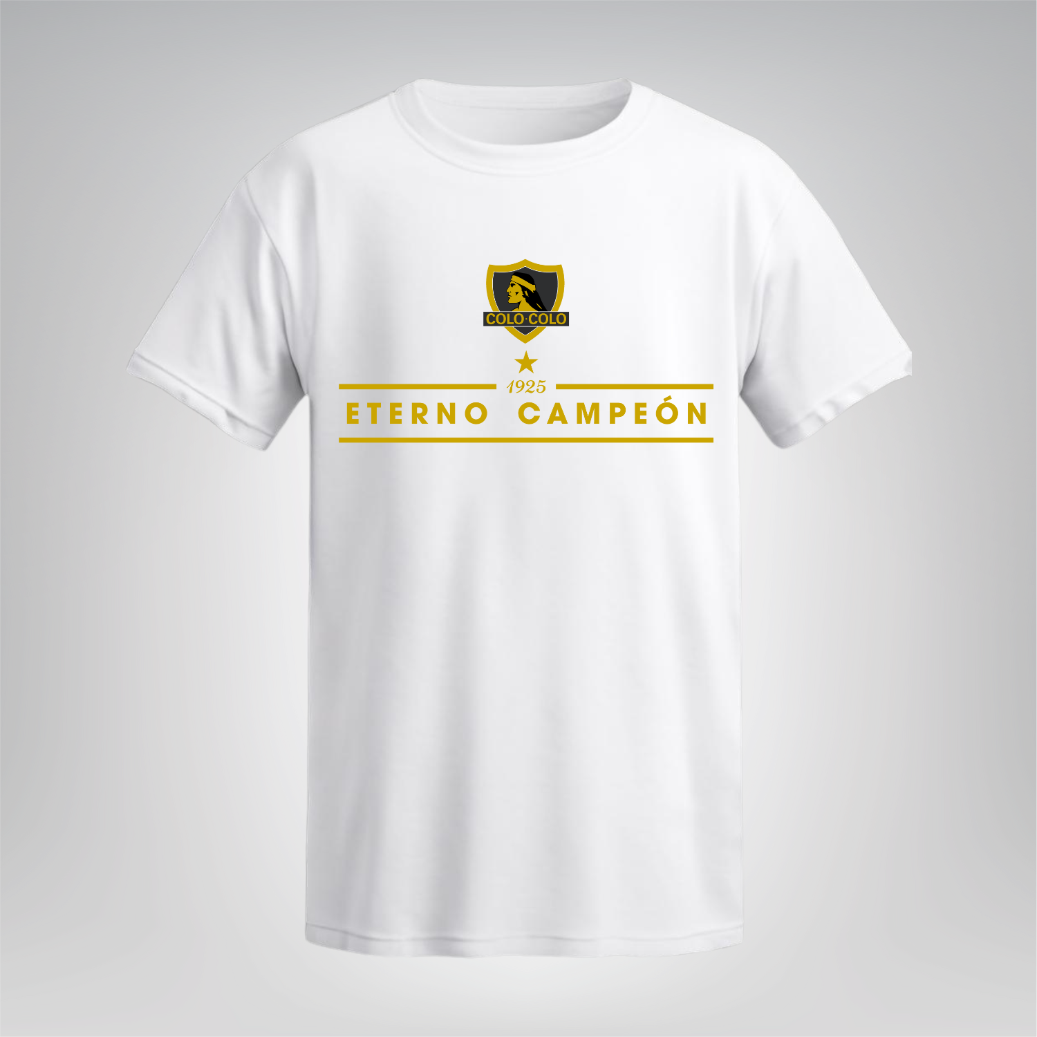Polera Eterno Campeón Dorada – Colo-Colo