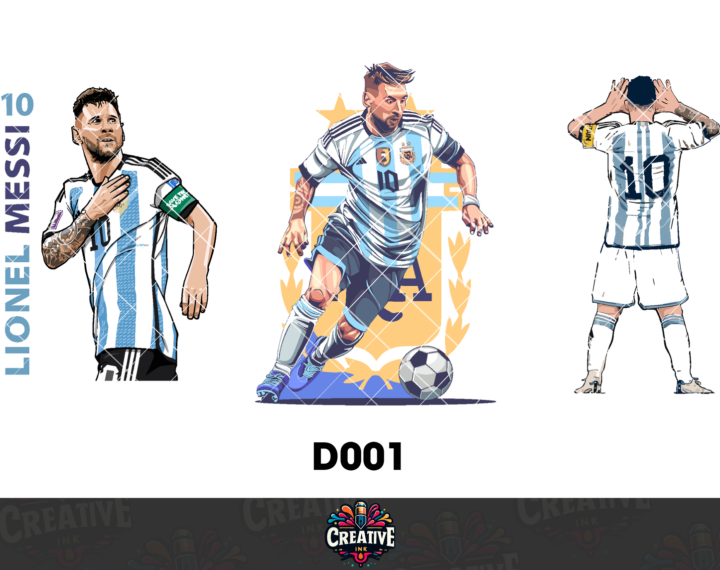 Sticker para Vaso Lata 16 oz o Taza de 11 oz - impresión DTF UV - Campeones de Fútbol