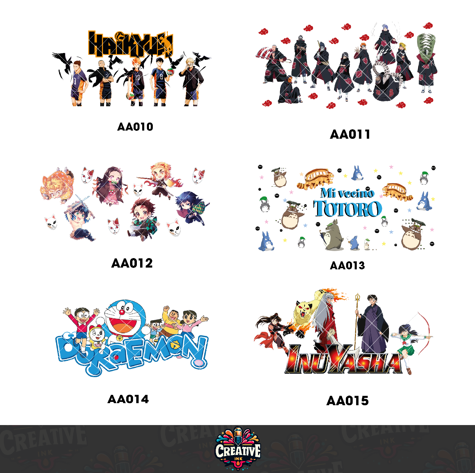 Sticker para Vaso Lata 16 oz o Taza de 11 oz - impresión DTF UV - Anime