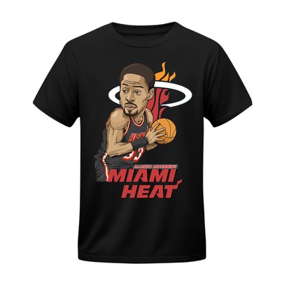 Polera Alonzo Mourning Chibi – Miami Heat