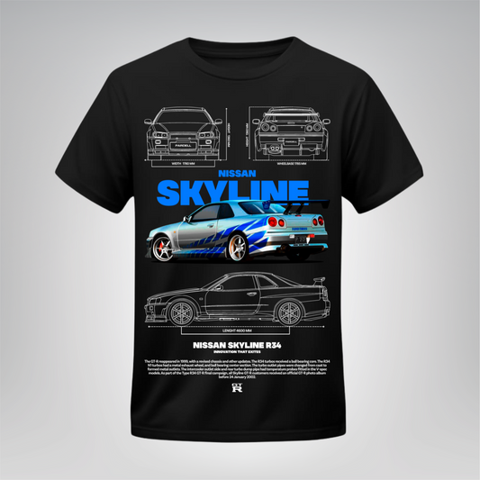 Polera Skyline R34 – Nissan