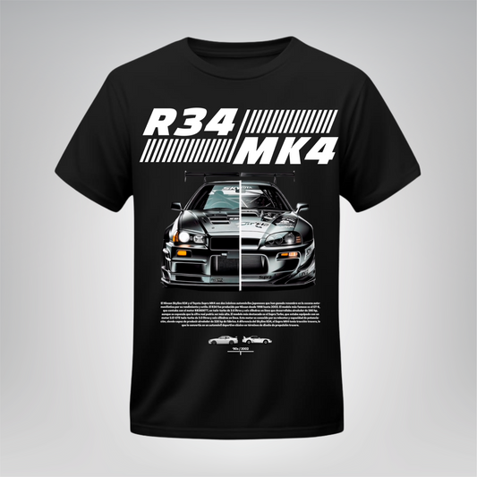 Polera R34 vs MK4 – JDM Legends