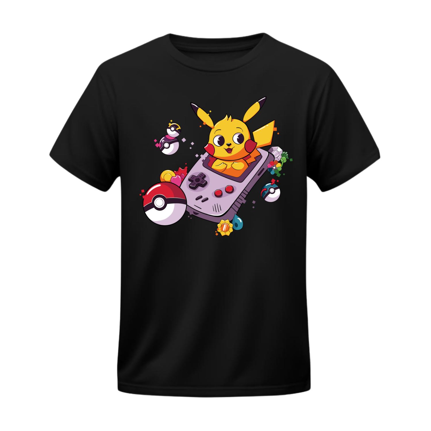 Polera Pikachu Retro Gamer – Pokémon