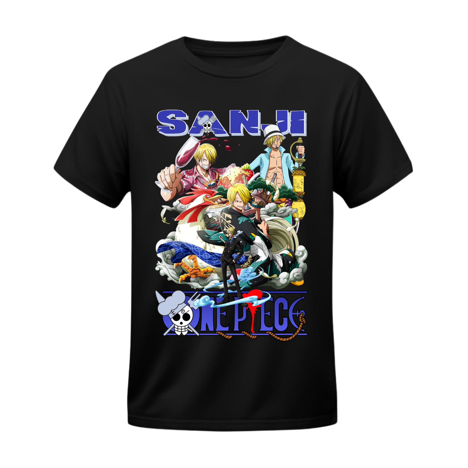 Polera Sanji Estilo Vinsmoke – One Piece