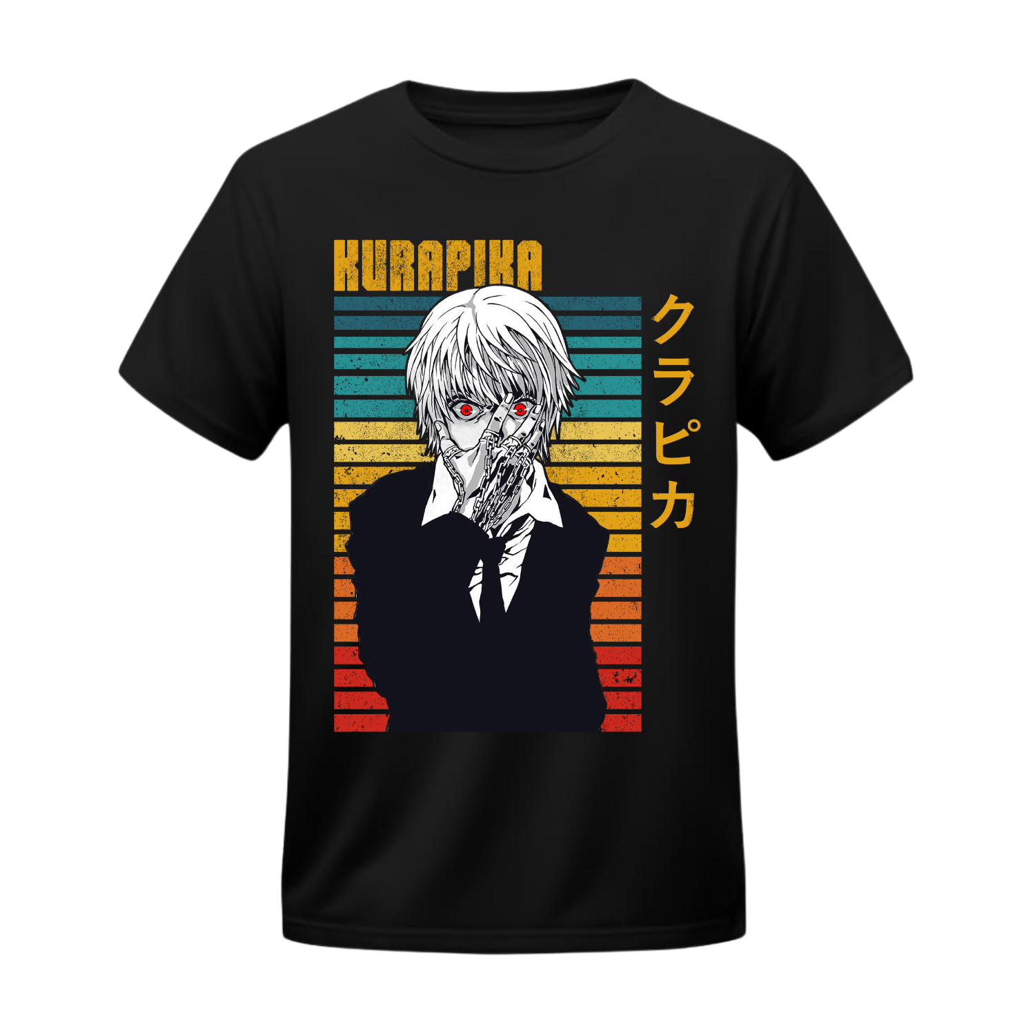 Polera Kurapika Scarlet Eyes – Hunter x Hunter