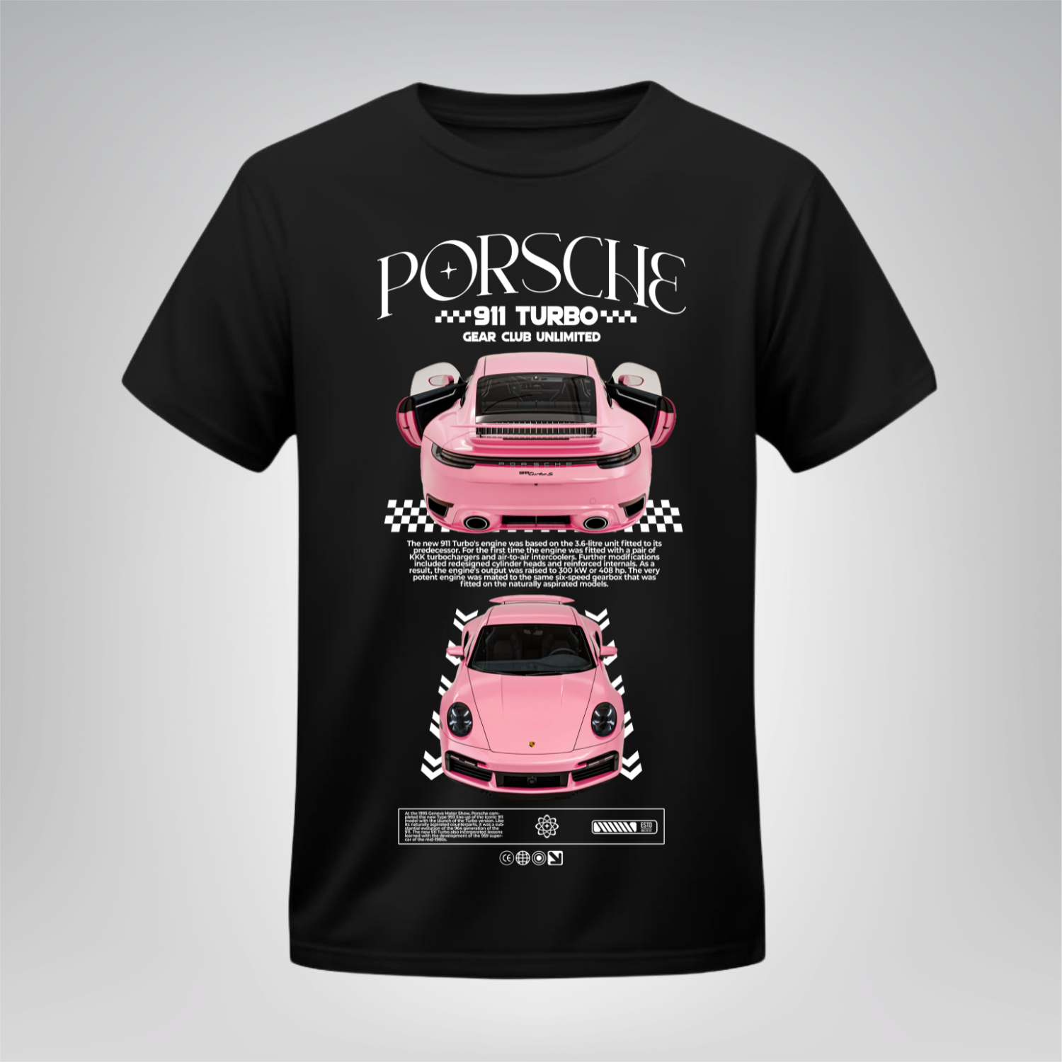 Polera Porsche 911 Turbo – Pink Edition