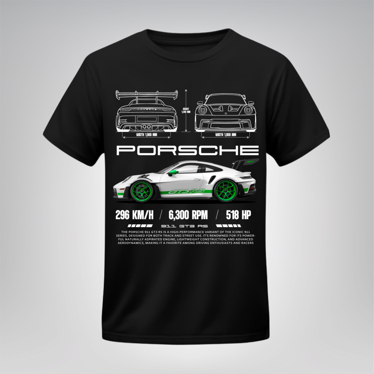 Polera Porsche 911 GT3 RS – Racing Edition