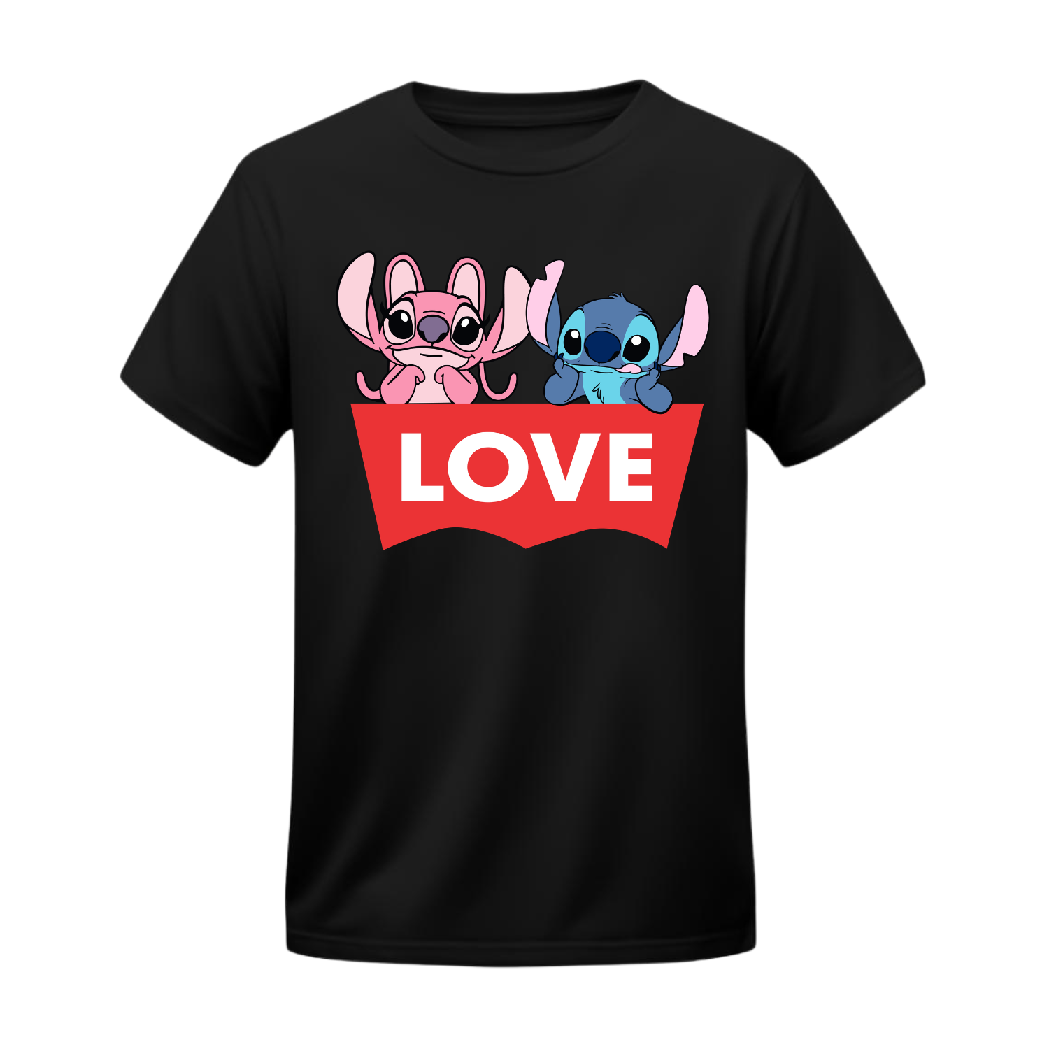 Polera Stitch & Angel Love Parody – Lilo & Stitch