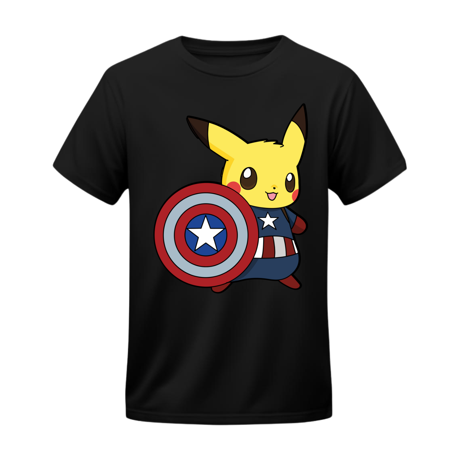 Polera Pikachu Cap – Pokémon x Marvel