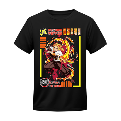 Polera Rengoku: Corazón Ardiente – Kimetsu no Yaiba