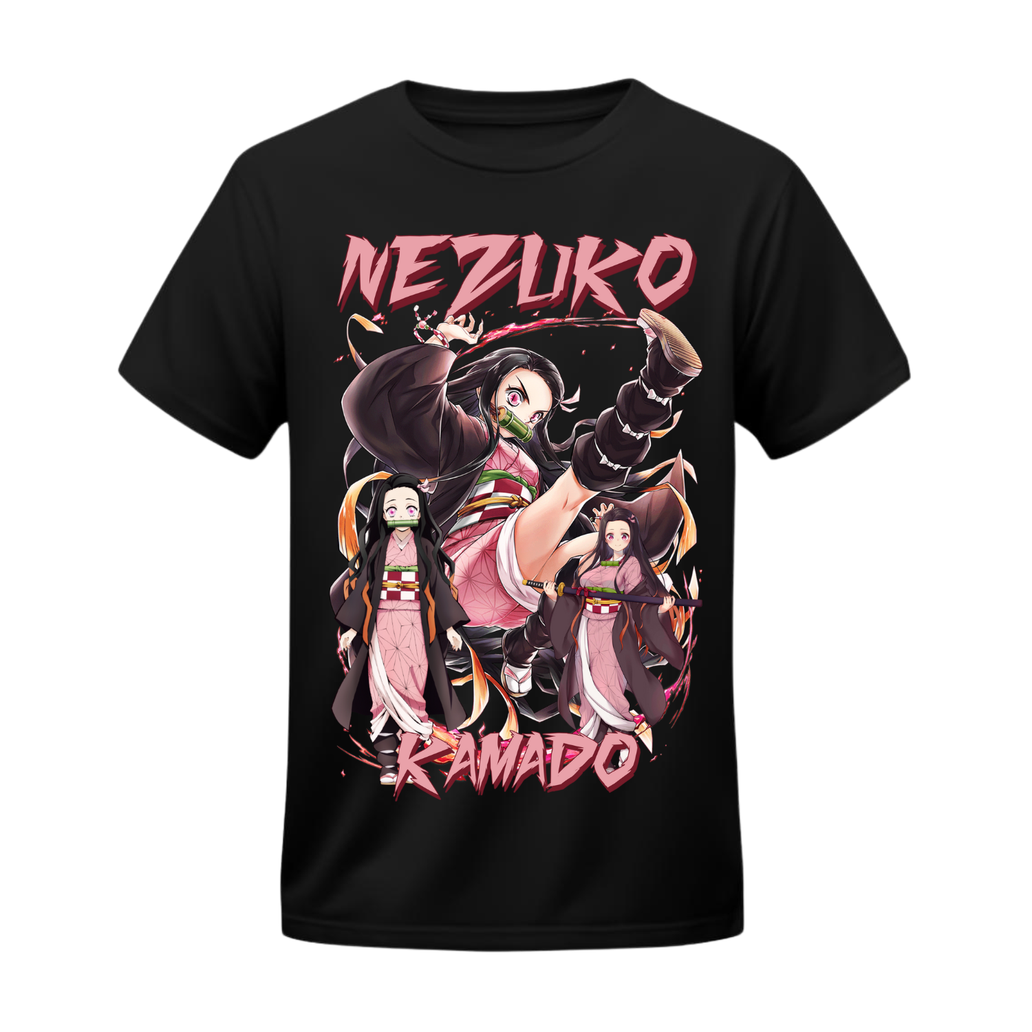 Polera Nezuko: Furia Carmesí – Kimetsu no Yaiba
