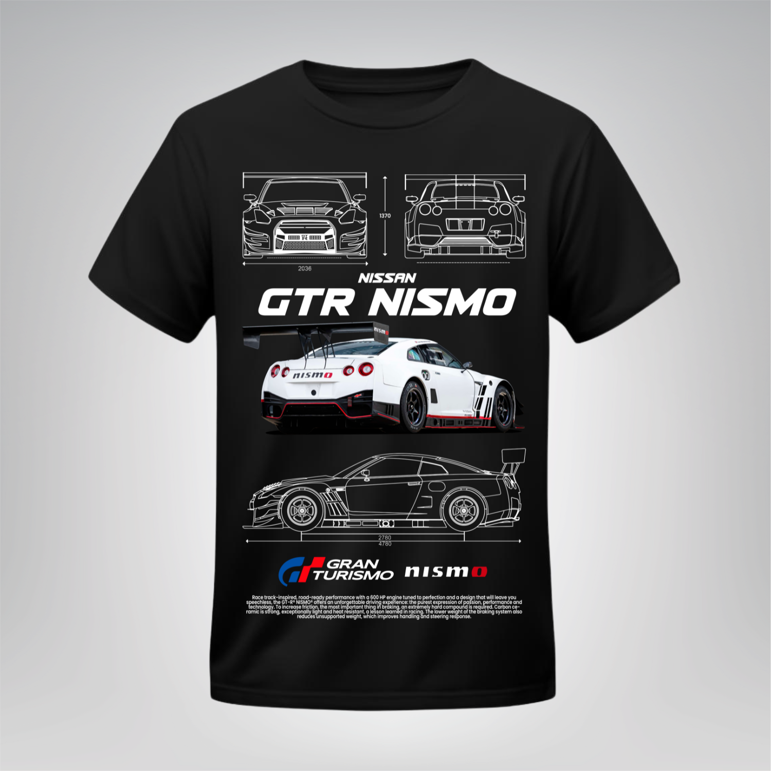 Polera Nissan GT-R Nismo