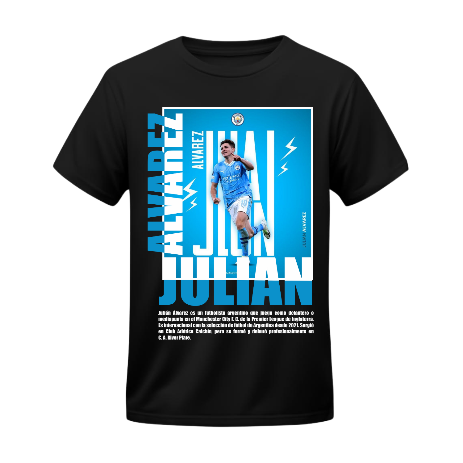 Polera Julián Álvarez La Araña – Manchester City