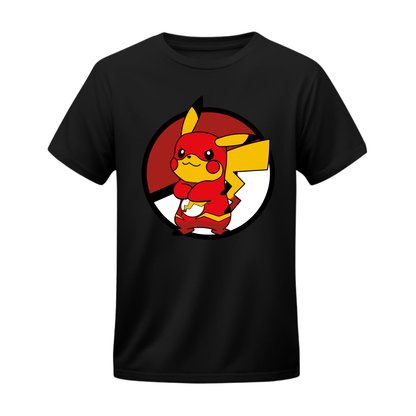 Polera Pikachu Speedforce – Pokémon x DC