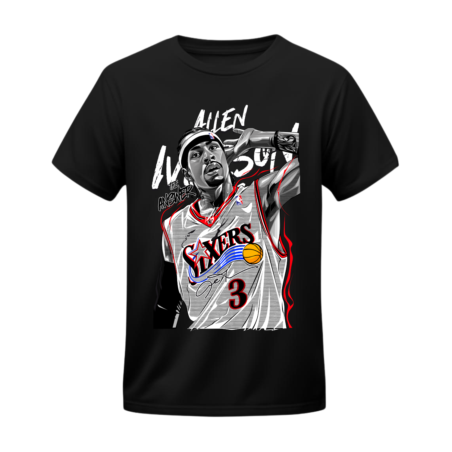 Polera Iverson The Legend – Philadelphia 76ers