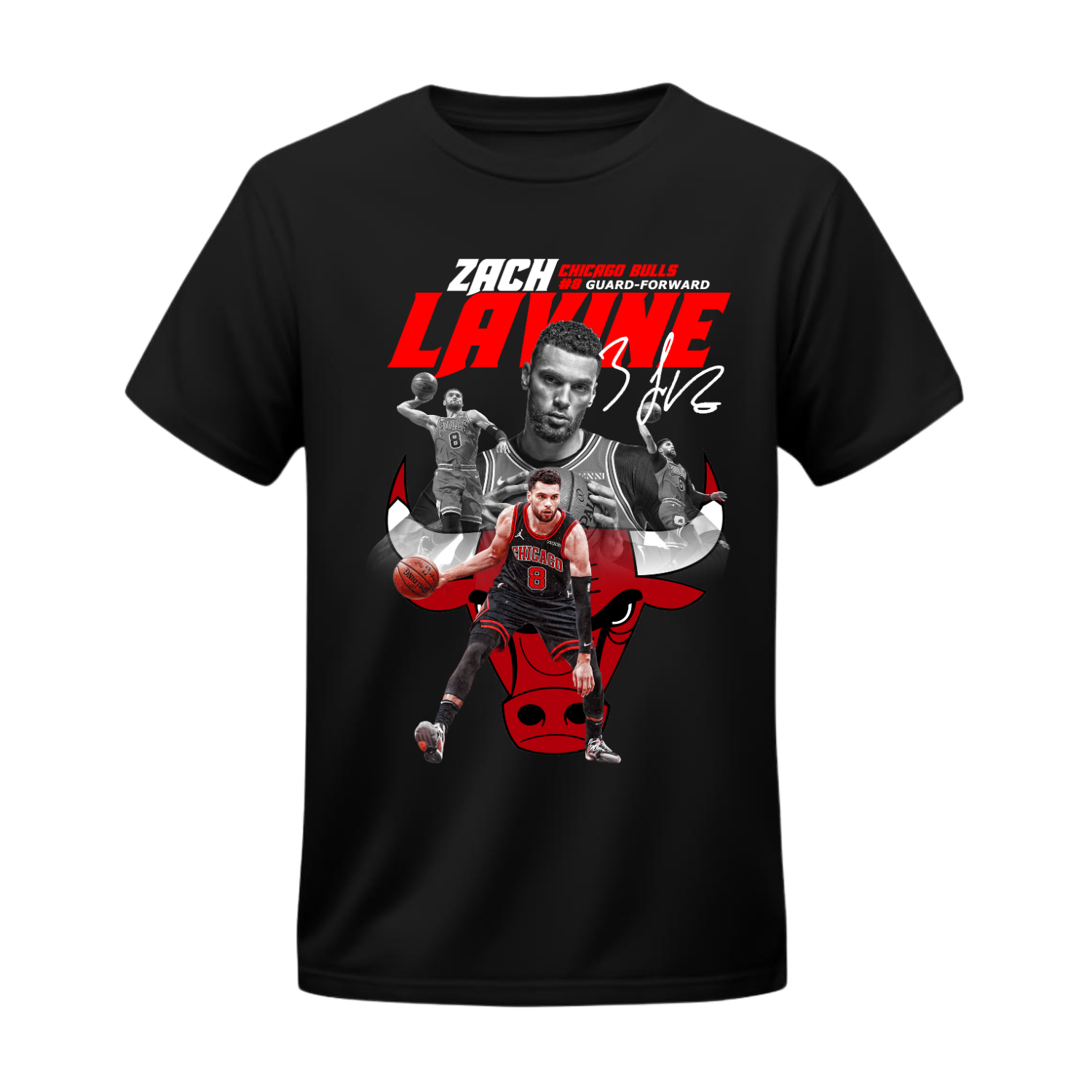 Polera Zach LaVine "Windy City Flyer" – Chicago Bulls