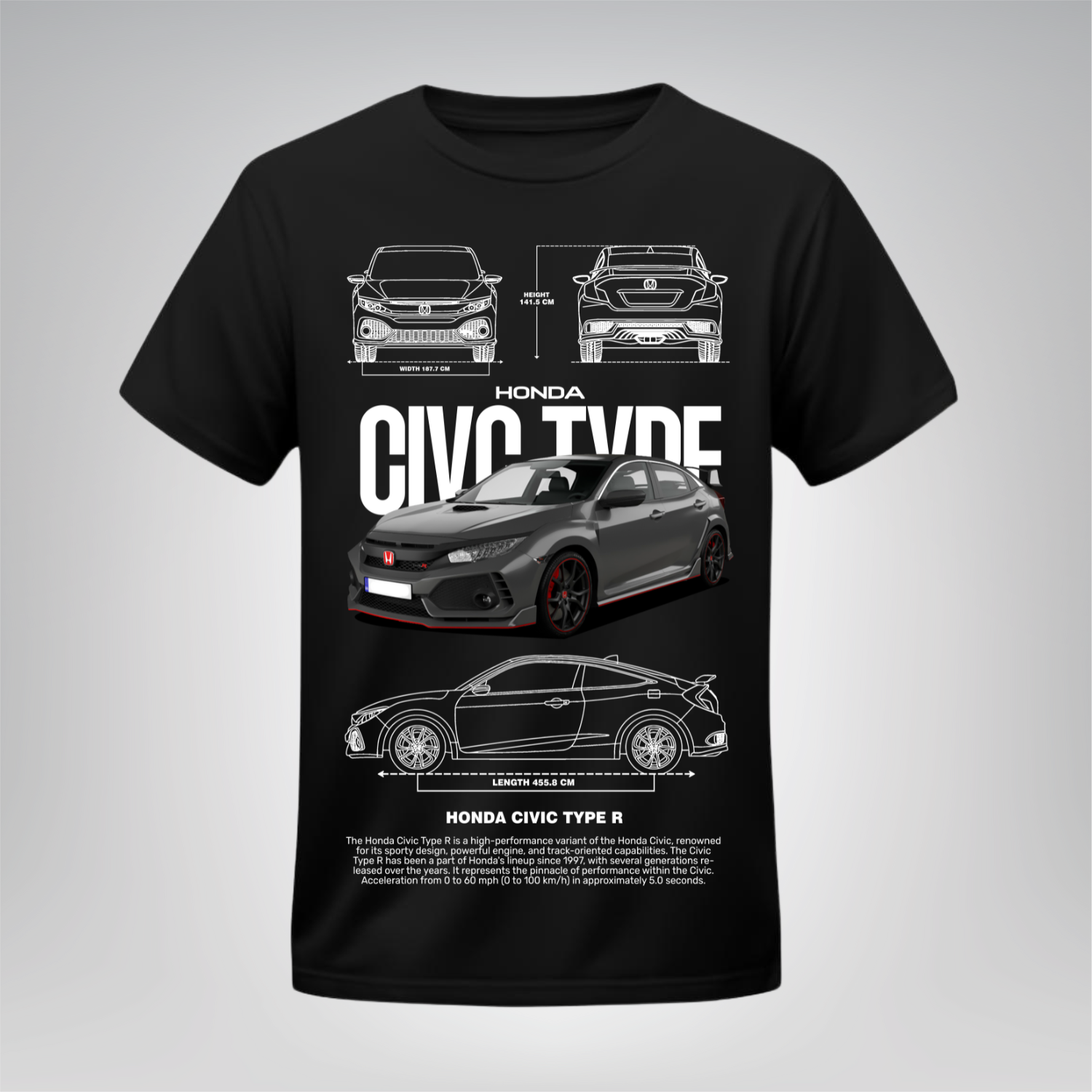 Polera Honda Civic Type R – JDM Legend