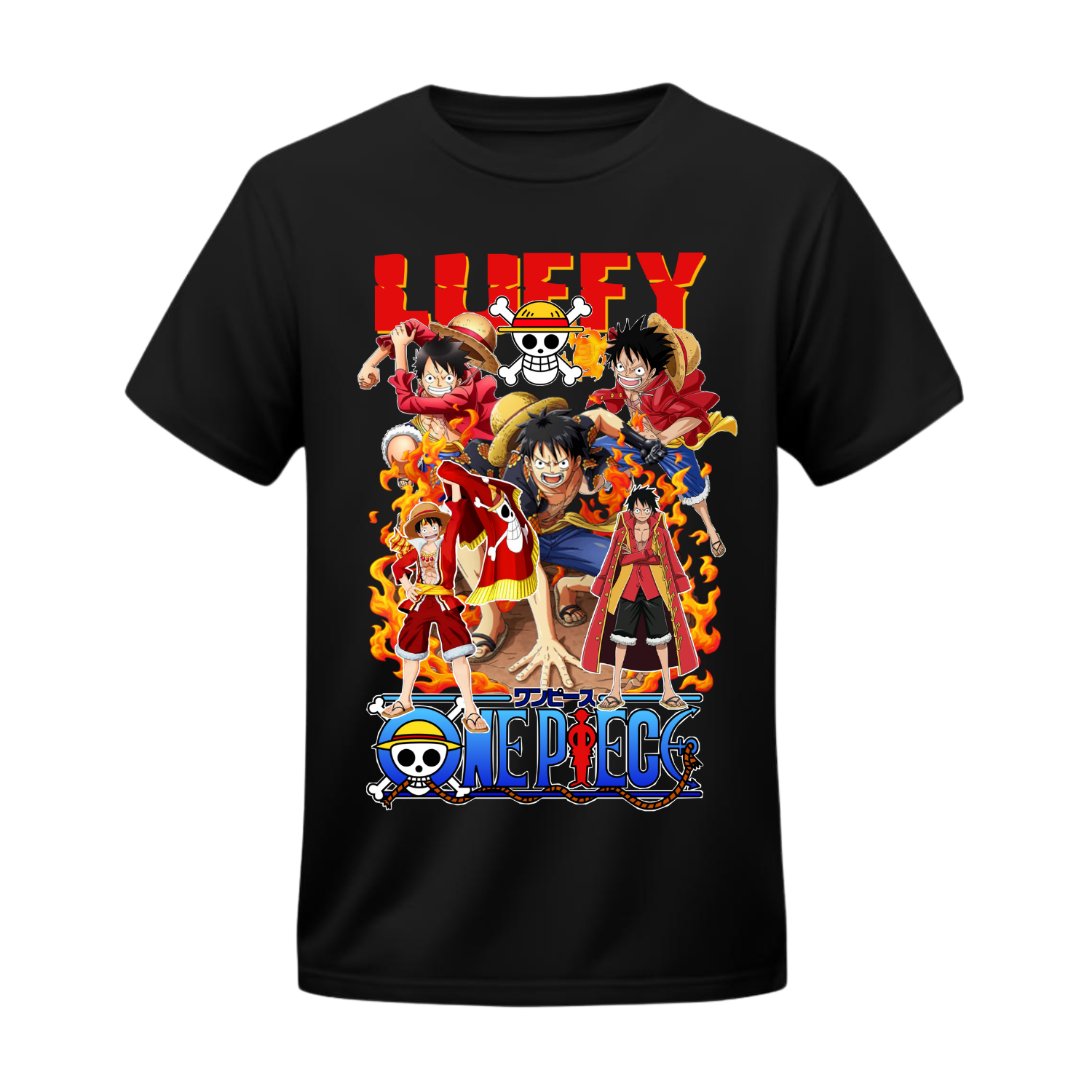 Polera Luffy Evolución – One Piece