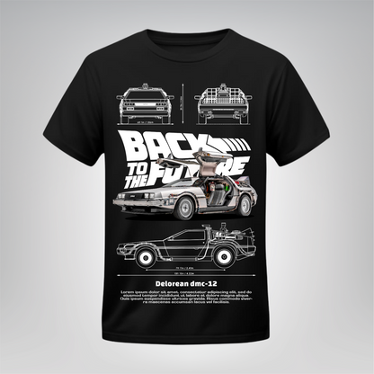 Polera DeLorean – Volver al Futuro