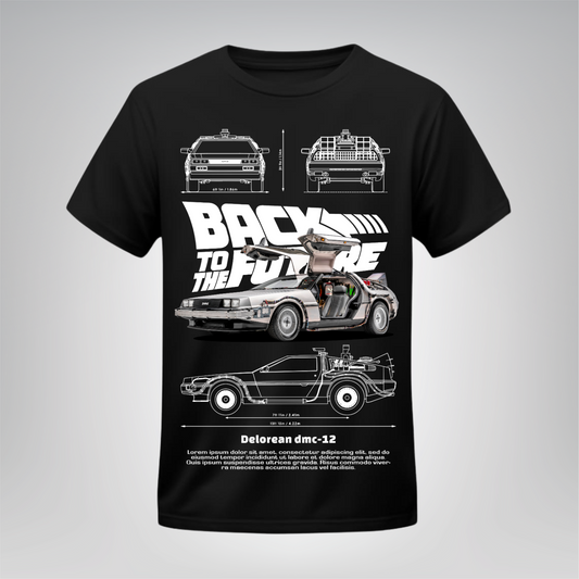 Polera DeLorean – Volver al Futuro