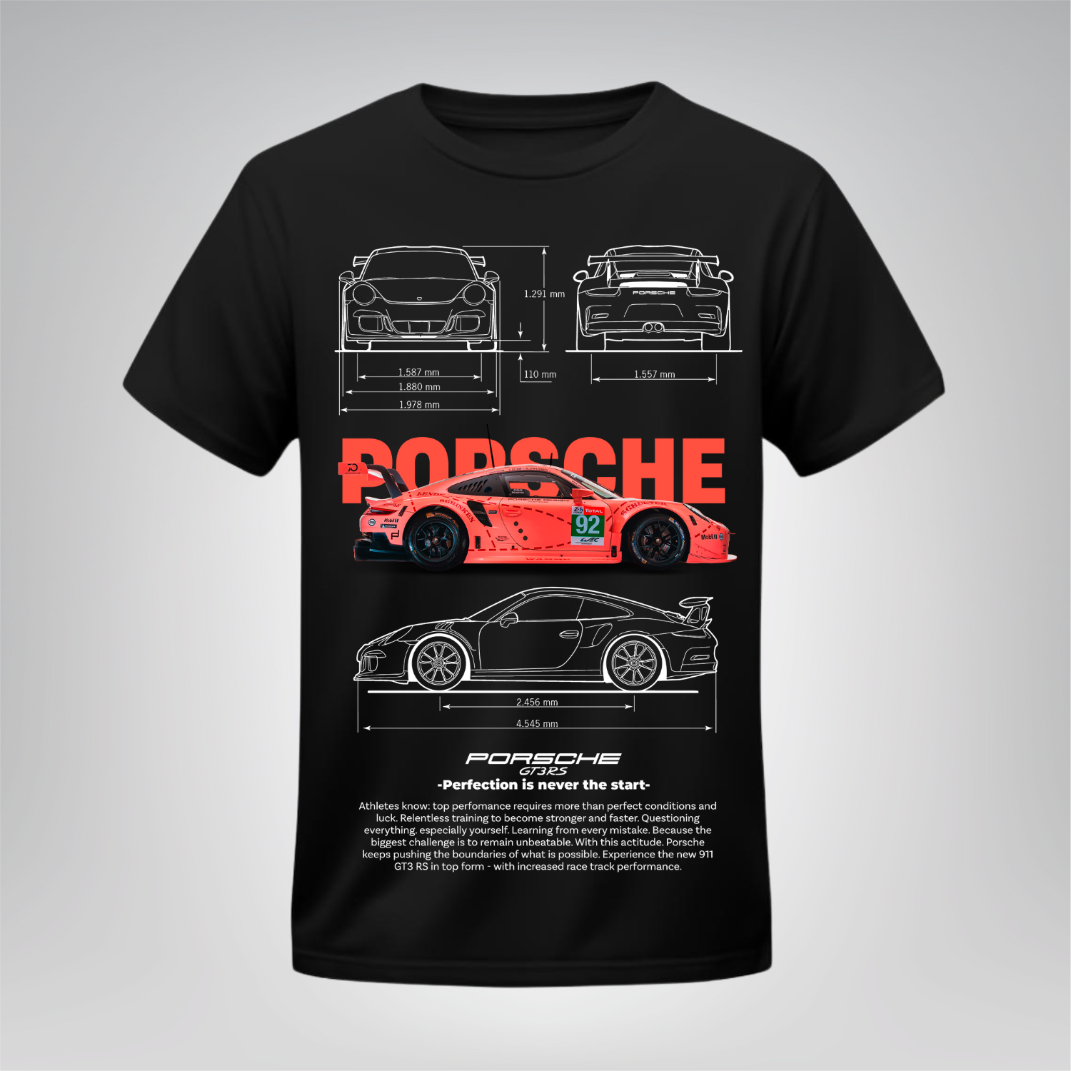 Polera Porsche 911 GT3 RS – Racing Edition