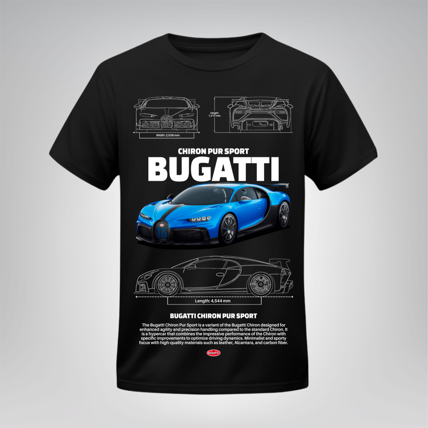 Polera Chiron Pur Sport – Bugatti