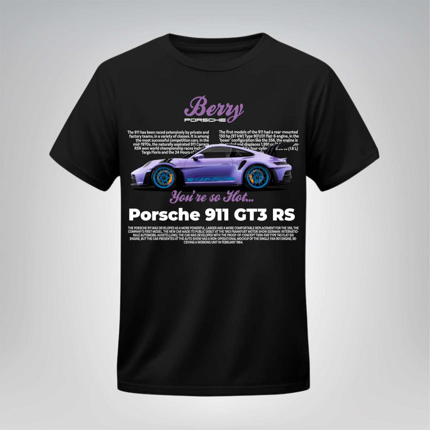 Polera Porsche 911 GT3 RS – Berry Edition
