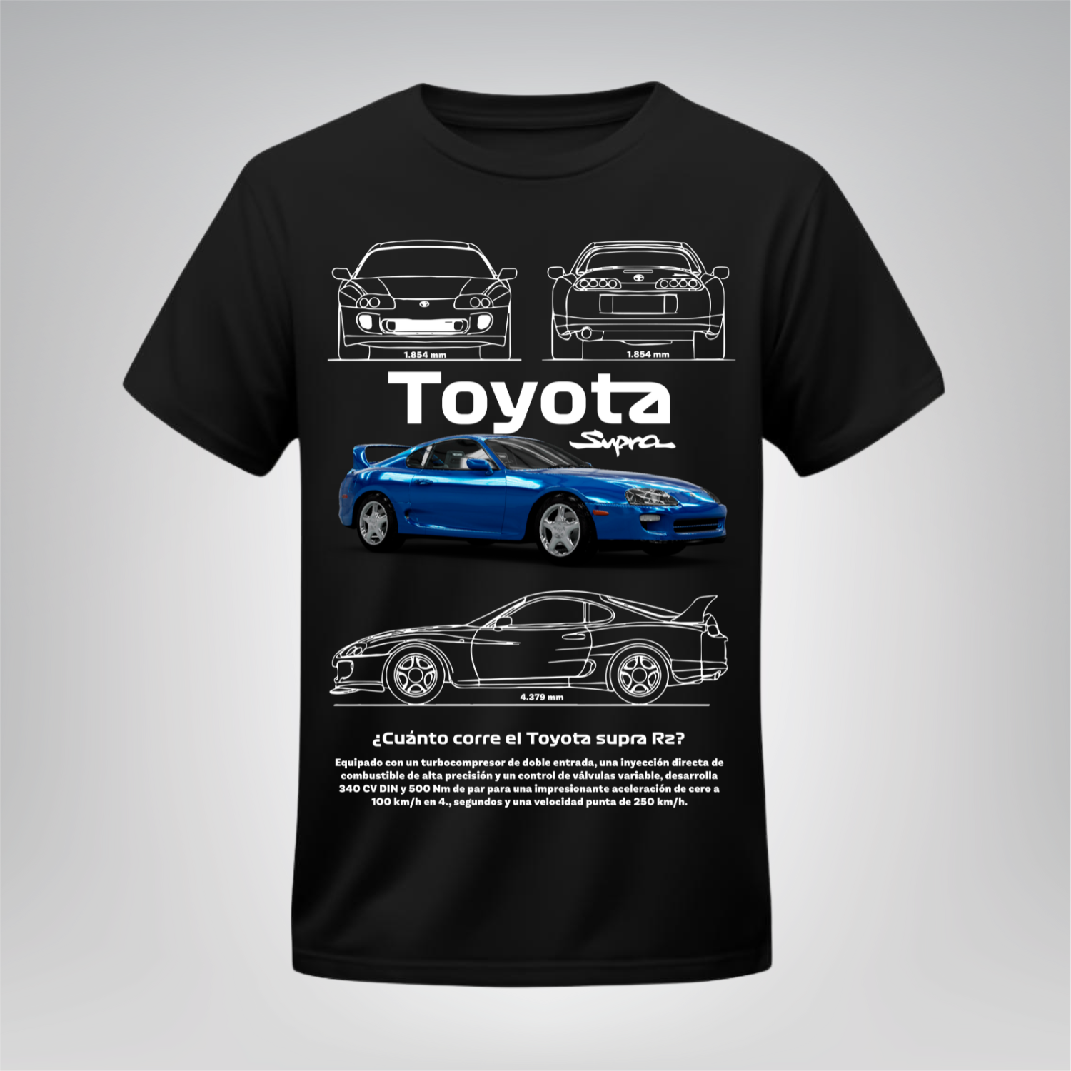Polera Supra MK4 Azul – Toyota