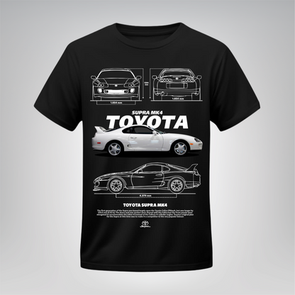 Polera Supra MK4 Blanco – Toyota