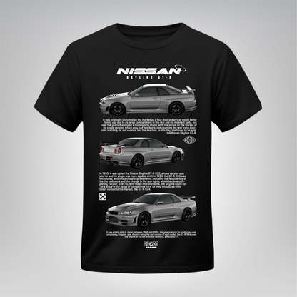 Polera Nissan Skyline GT-R Historia