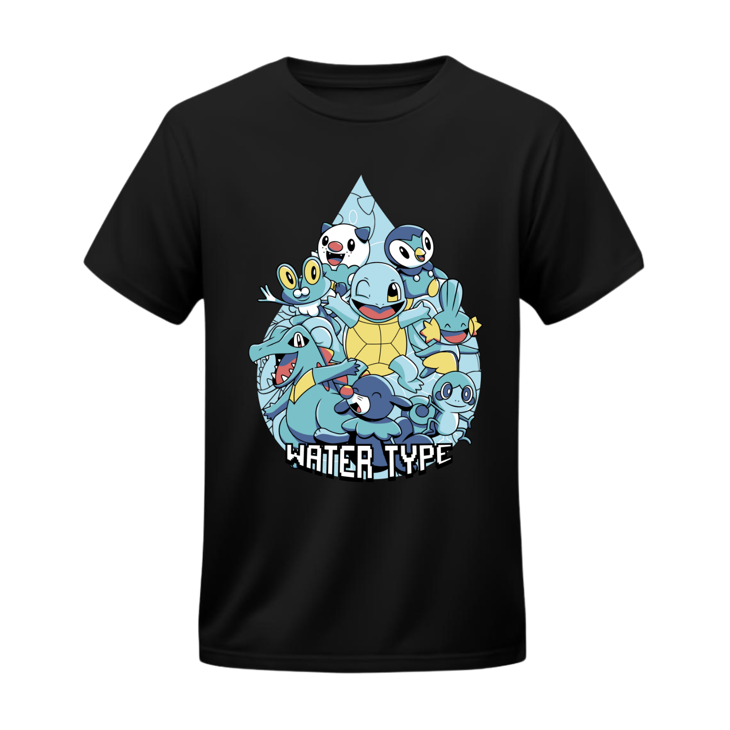 Polera Water Type Squad – Pokémon