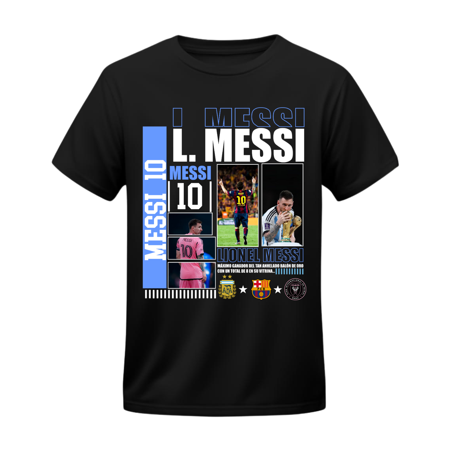 Polera Messi The GOAT Anthology – Lionel Messi