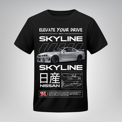 Polera Nissan Skyline GT-R R34