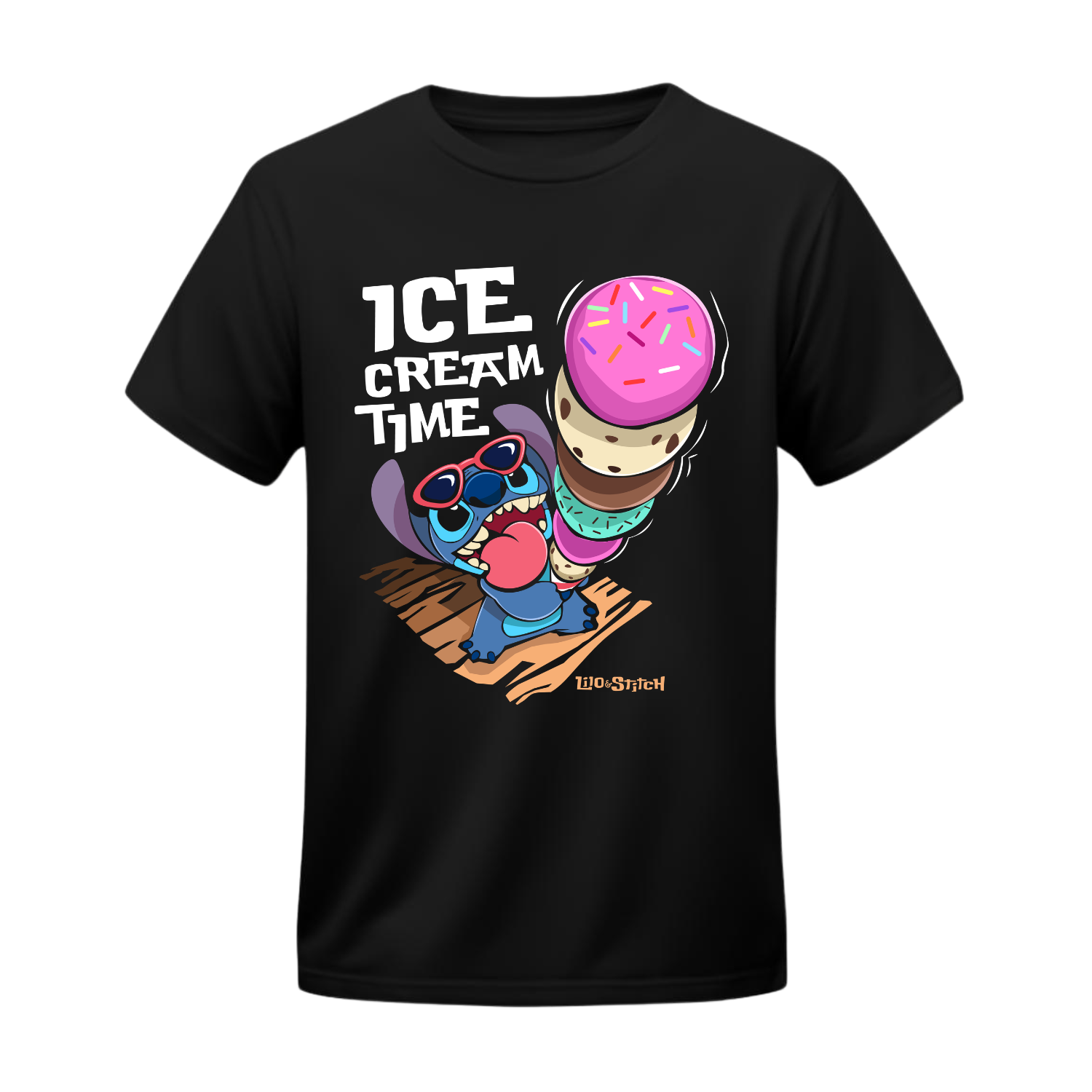 Polera Stitch Ice Cream Time – Lilo & Stitch