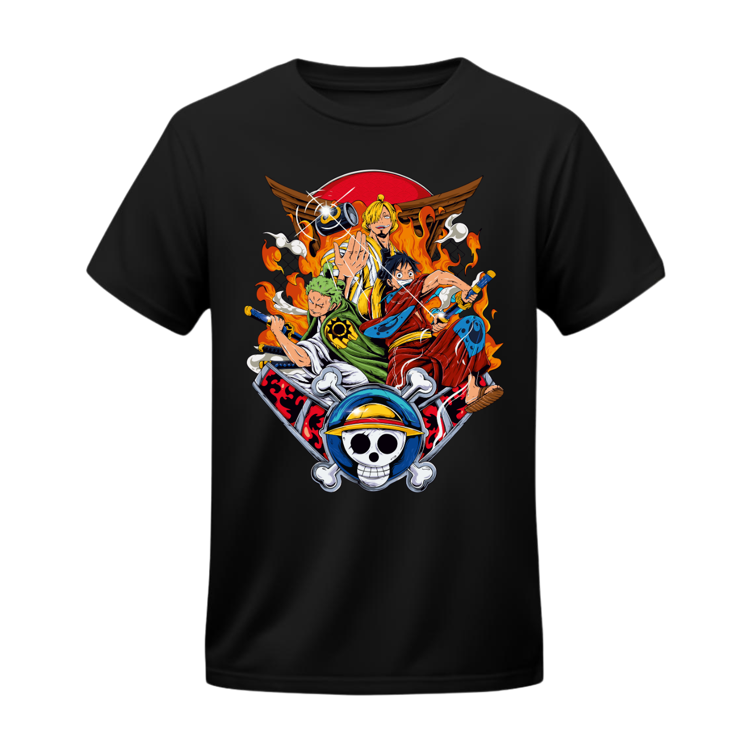 Polera Monster Trio: Crónicas de Wano – One Piece