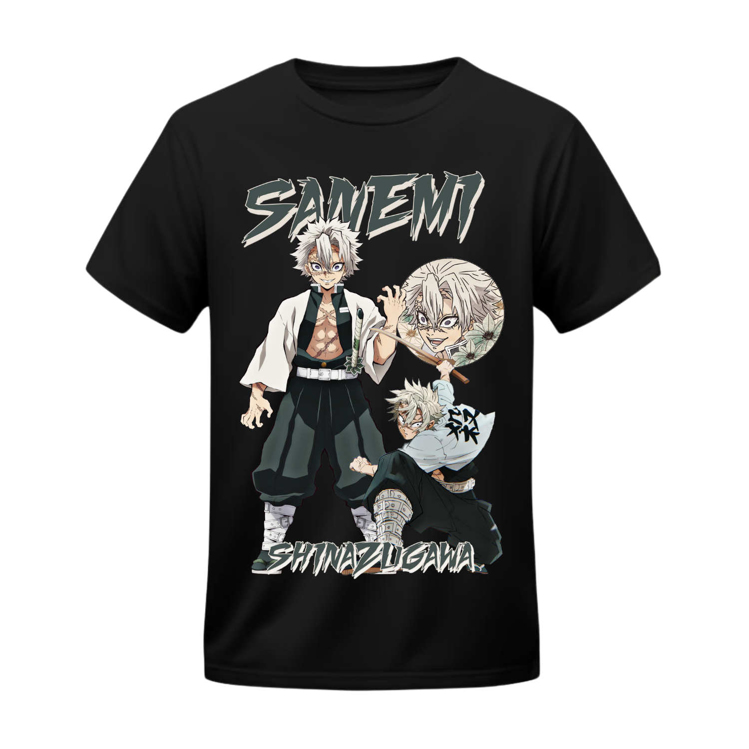 Polera Sanemi: Vendaval de Cicatrices – Kimetsu no Yaiba