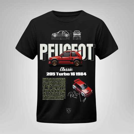 Polera Peugeot 205 Turbo 16 – Peugeot